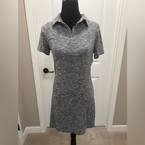 Womens Grey Polo Mini Dress, Size Large, worn once